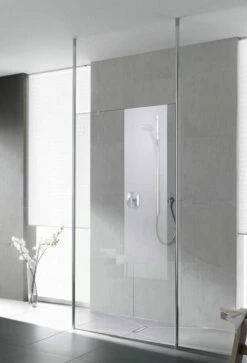 Kermi Walk-In XS Duschwand FREE Mit Deckenstütze 8 Mm