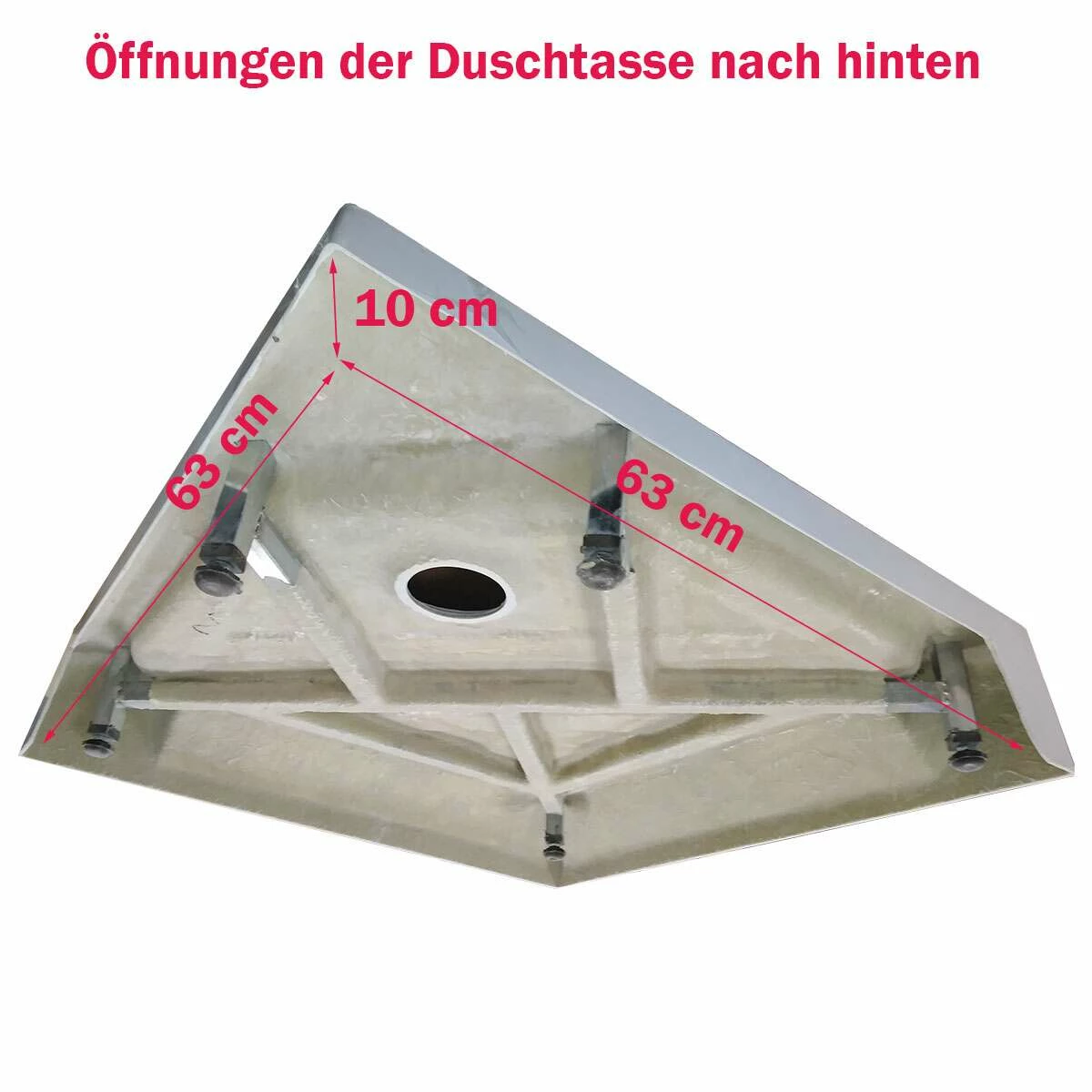 Dusar Komplettdusche Fertigdusche Astoria 80, 1950 Hoch – Bild 2