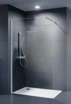 Dusar Walk In Palladium Neo 8 Mm Duschwand 100x200 Cm Nano-Clean-Beschichtung