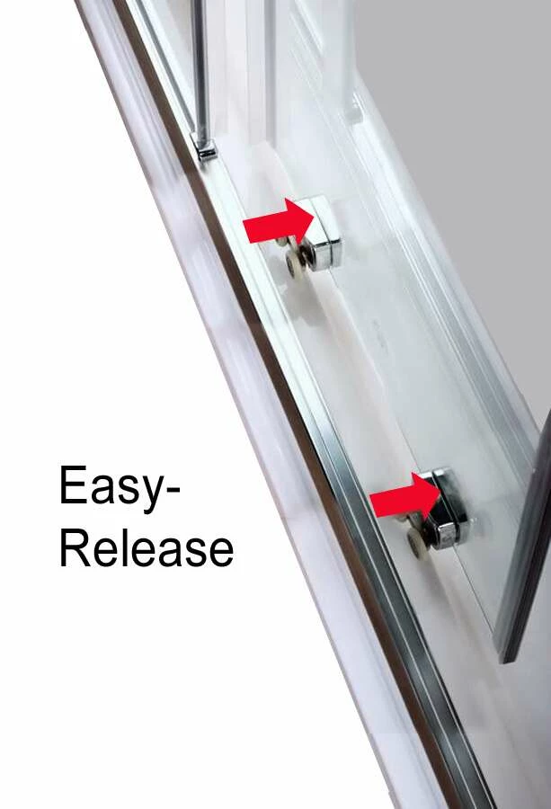 Dusar Eckeinstieg Royalux Neo Mit Schiebetüren Rechteckig – Bild 4