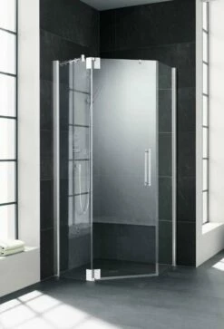 Kermi Pasa XP Fünfeckdusche Mit Pendeltür 1-flg