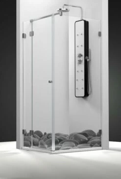 Profiltek Dekordusche New Glas Drehtür An Nebenteil Mit Seitenwand