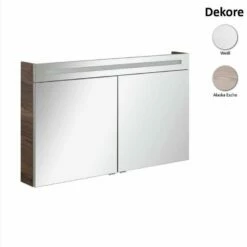 Fackelmann Spiegelschrank B.clever 120 Cm Mit 2 Türen