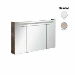 Fackelmann Spiegelschrank B.clever 120 Cm Mit 3 Türen