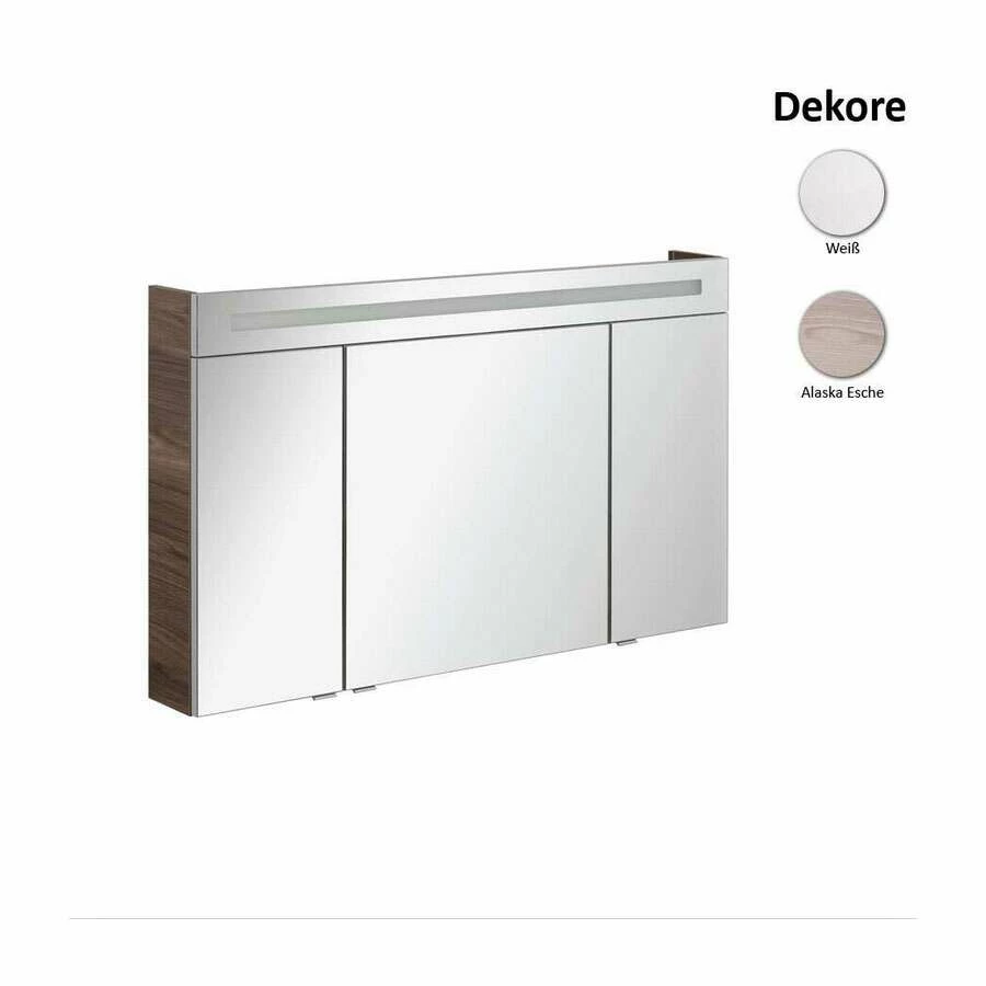 Fackelmann Spiegelschrank B.clever 120 Cm Mit 3 TĂŒren