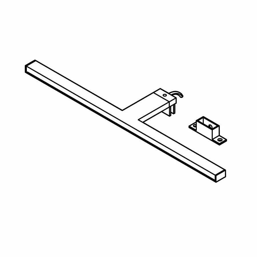 Fackelmann Aufsatzleuchte Für Spiegel B.clever 50 Cm – Bild 2