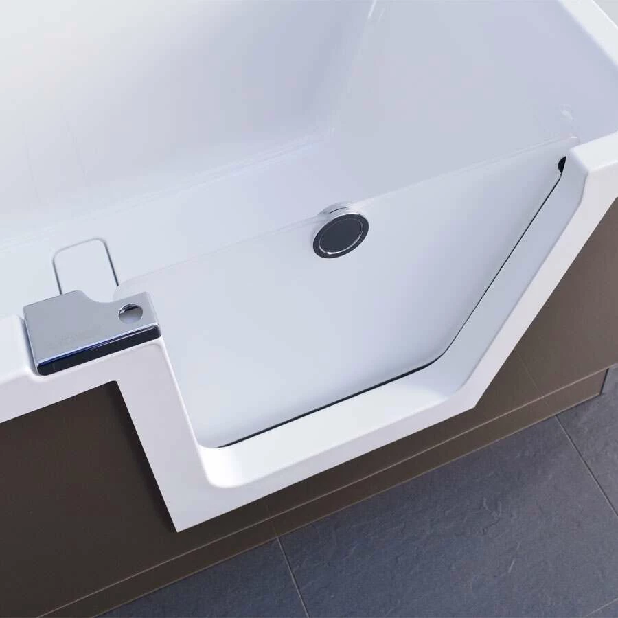 Duscholux Step-In Pure Badewanne Mit Türeinsatz Rechts 160x75 Cm – Bild 3