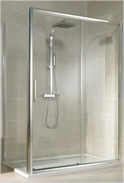 Schulte Kristall Trend Gleittür 2-teilig Für Seitenwand