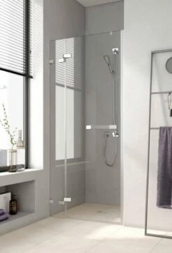 Kermi Tusca Pendeltür 1-flg An Festteil Für Nische Rahmenlos