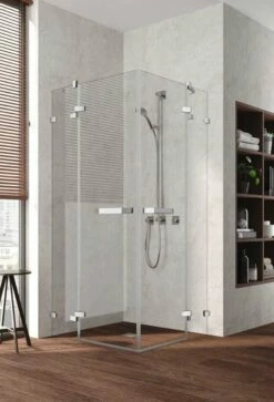 Kermi Tusca Eckeinstieg Mit Pendeltüren Rahmenlos