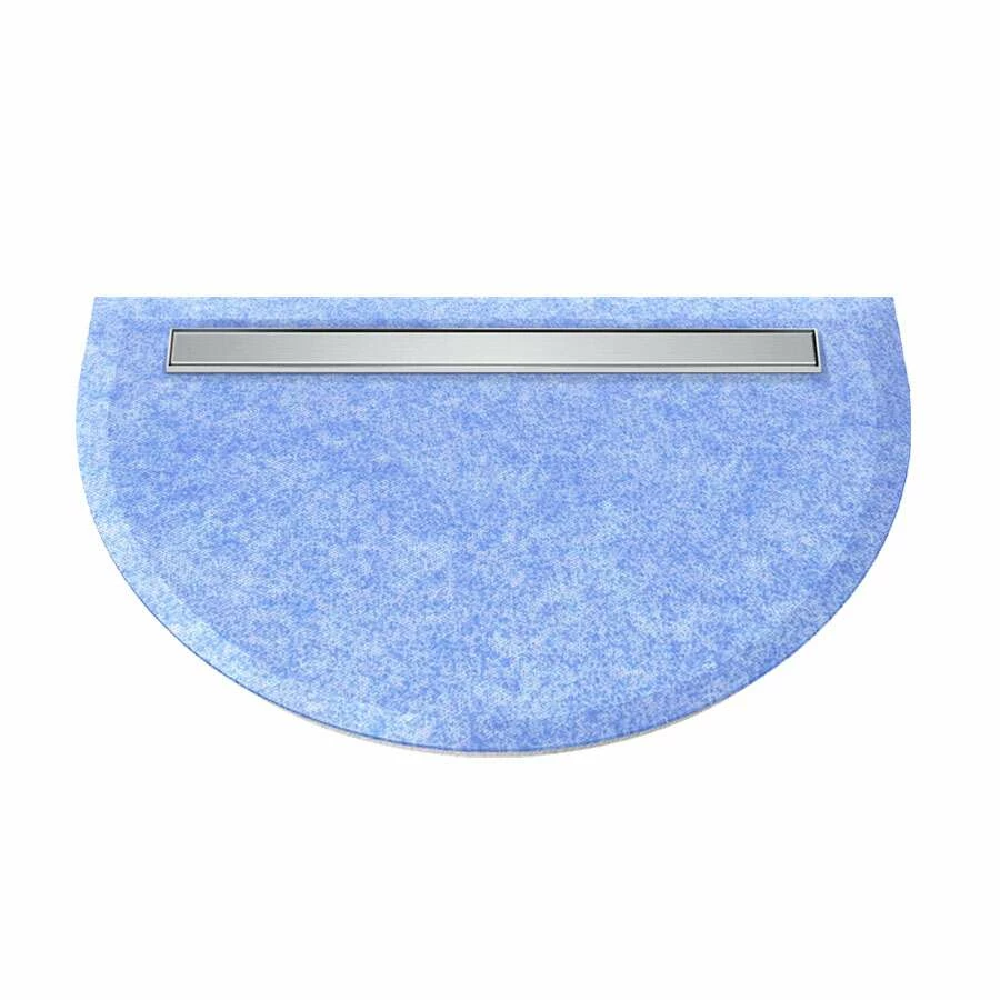 Duschmeister Duschelement Slimline Halbkreis Befliesbar Mit Rinne