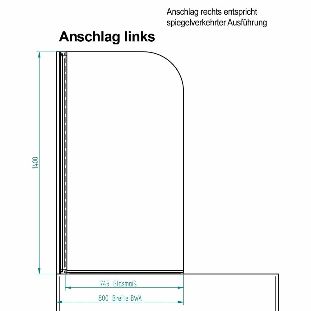 Ottofond Wannenaufsatz Für Raumsparbadewanne Cello 1-teilig – Bild 2