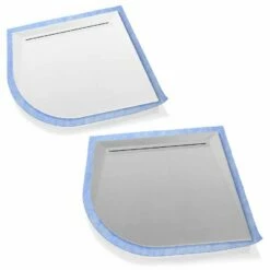 Duschmeister Duschelement Viertelkreis Aus Mineralwerkstoff Mit Rinne