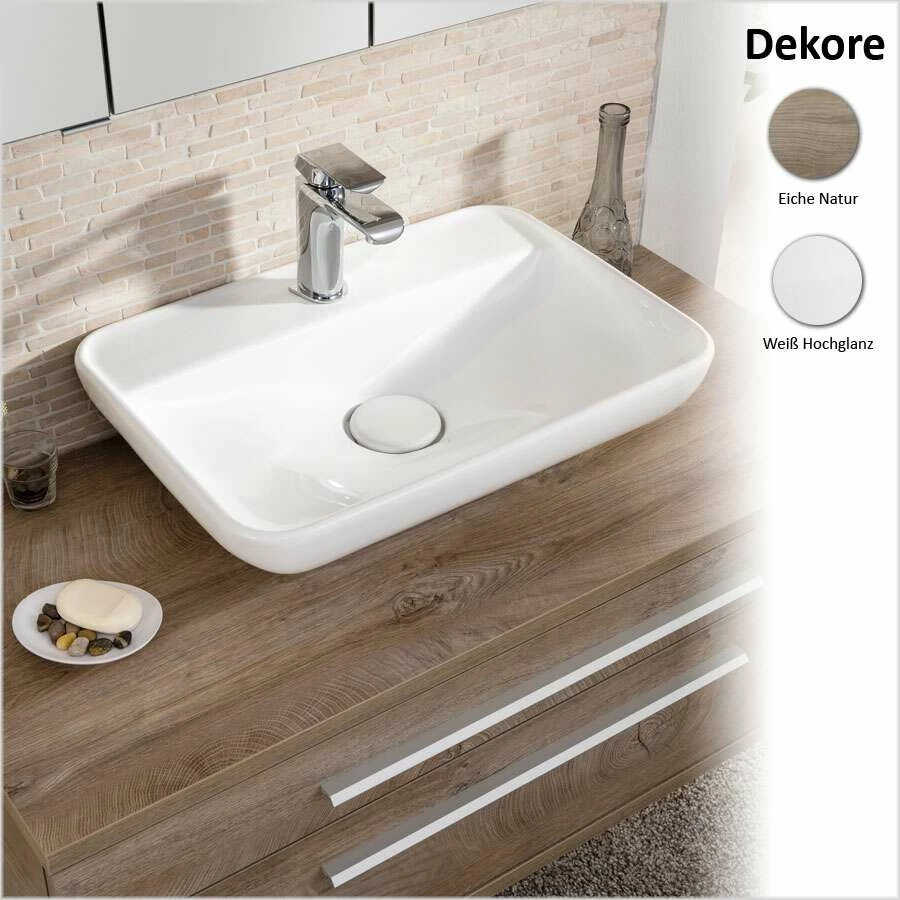 Fackelmann Stanford Badmöbel 110 Cm Mit Aufsatzbecken – Bild 5