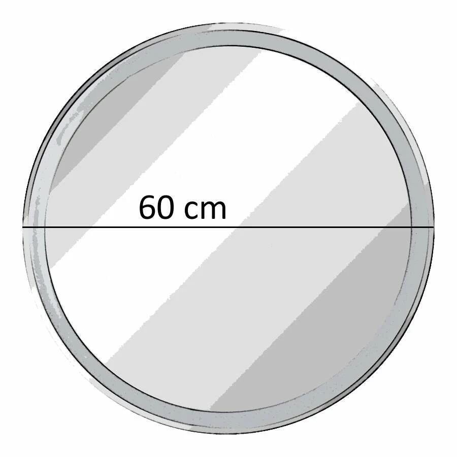 Fackelmann Spiegel Rund Mit LED-Beleuchtung 60 Cm – Bild 2