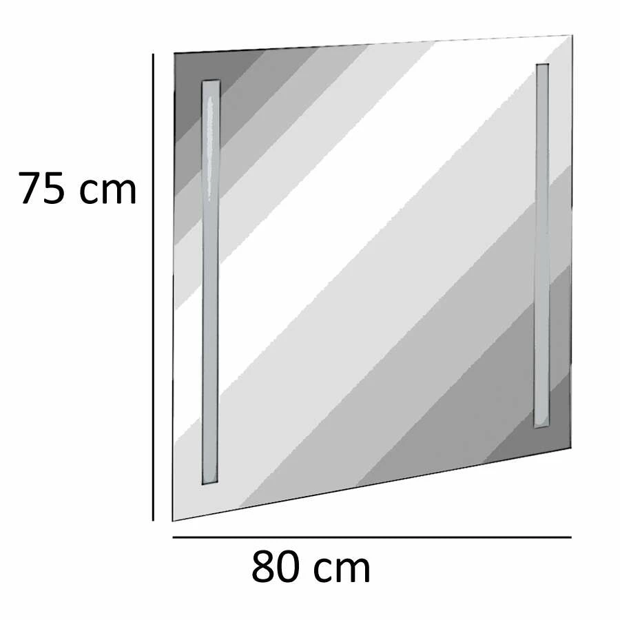 Fackelmann Spiegel FMS LED LINEAR LIGHT 80 Cm – Bild 2