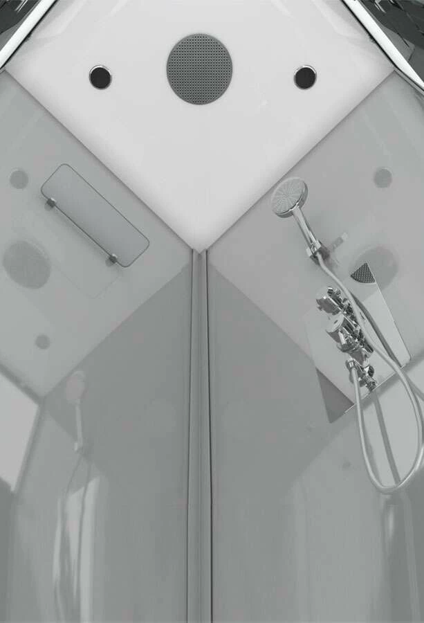 Duschmeister Komplettdusche Max F 90 Grey Eckeinstieg 90 X 90 X 215 Closed – Bild 5