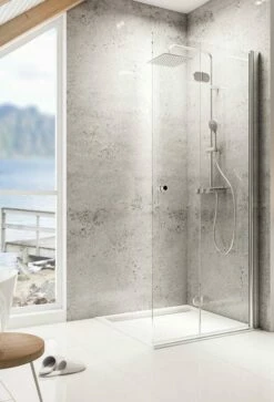 Schulte Garant Duschwand Walk In Drehfalttür