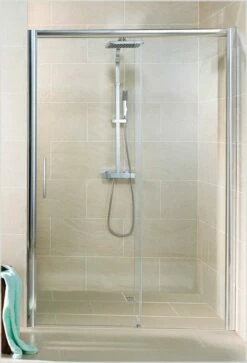 Schulte Kristall/Trend Gleittür 2-teilig In Nische 8 Mm Softclose