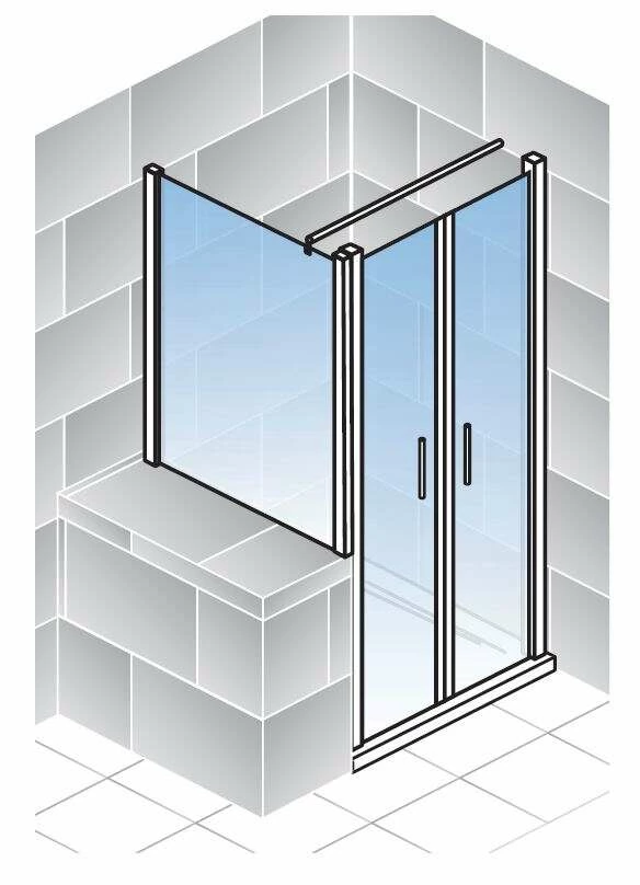 Schulte Alexa Style 2.0 Pendeltür Inklusive Verkürzte Seitenwand – Bild 3