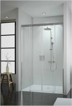 Breuer PANORAMA Schiebetür 4-teilig Für Nische 8 Mm