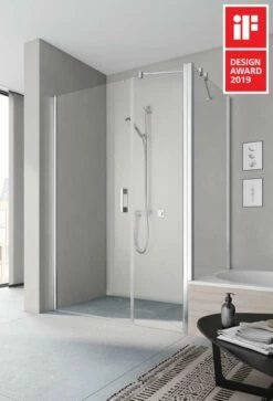 Kermi Pega Drehtür Mit Festfeld Für Nische Oder Seitenwand TWD