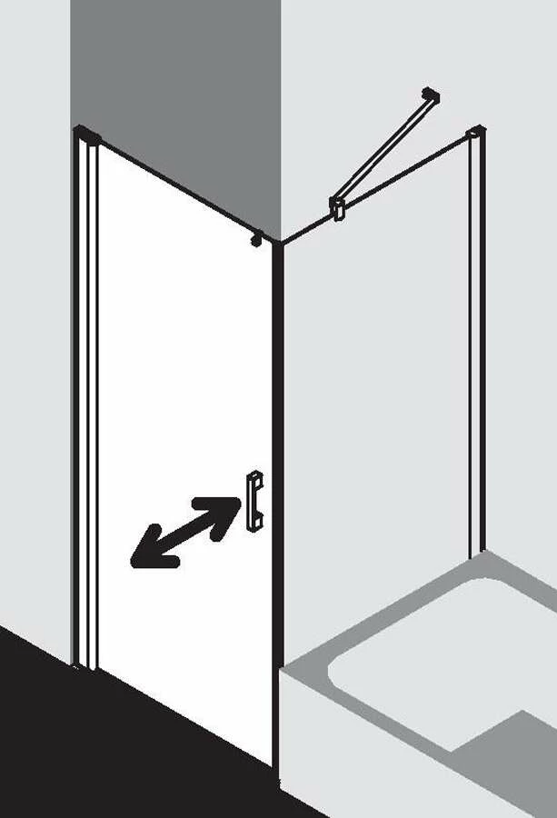 Kermi Pega Drehtür Für Seitenwand TWO – Bild 6