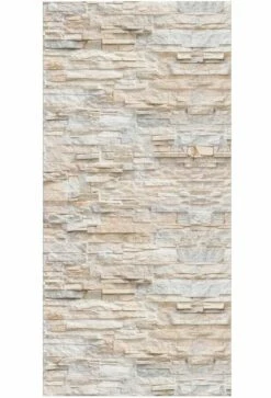 Duschmeister Duschrückwand Badrückwand Folie Motiv Steinwand Hell