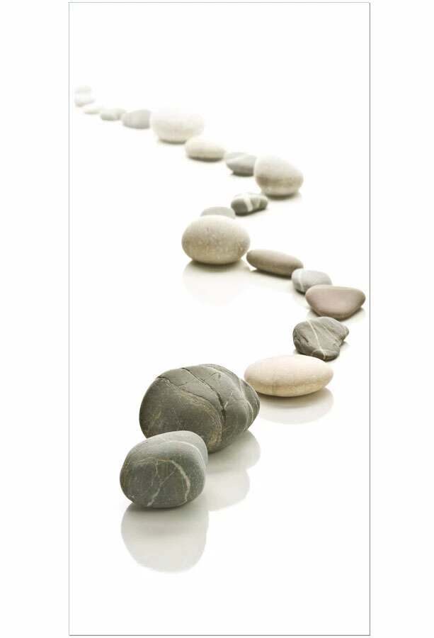 Duschmeister Duschrückwand Badrückwand Folie Motiv Zen-Steine
