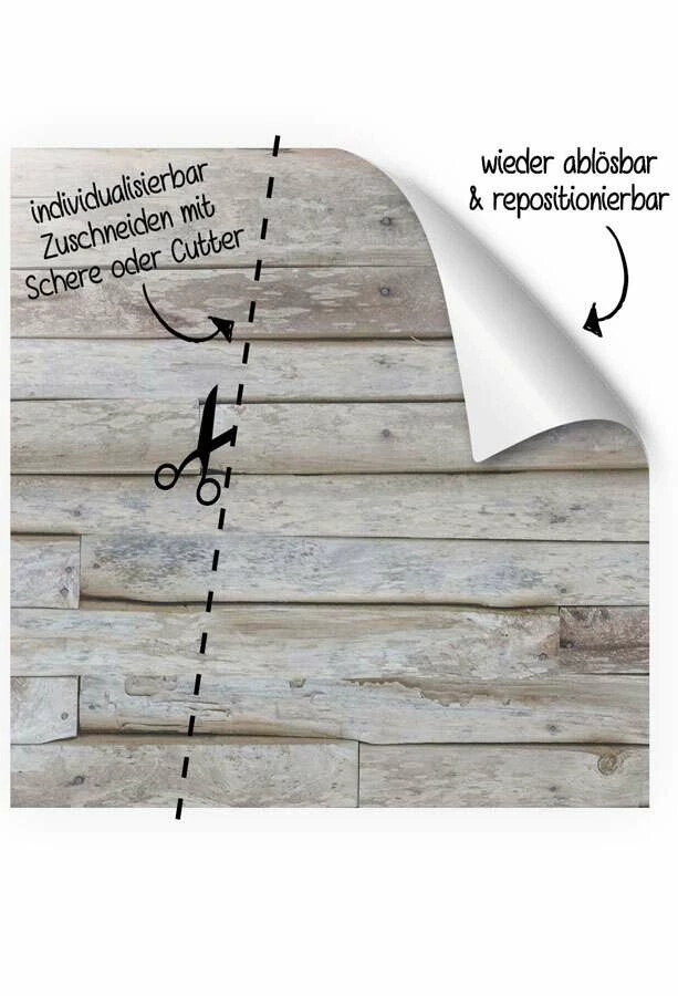 Duschmeister Duschrückwand Badrückwand Folie Motiv Beton Grau Dunkel – Bild 5