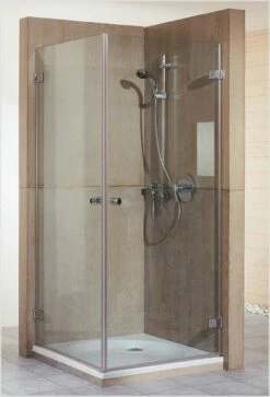 Breuer FIRST GLASS Eckeinstieg Mit Pendeltüren 1-teilig