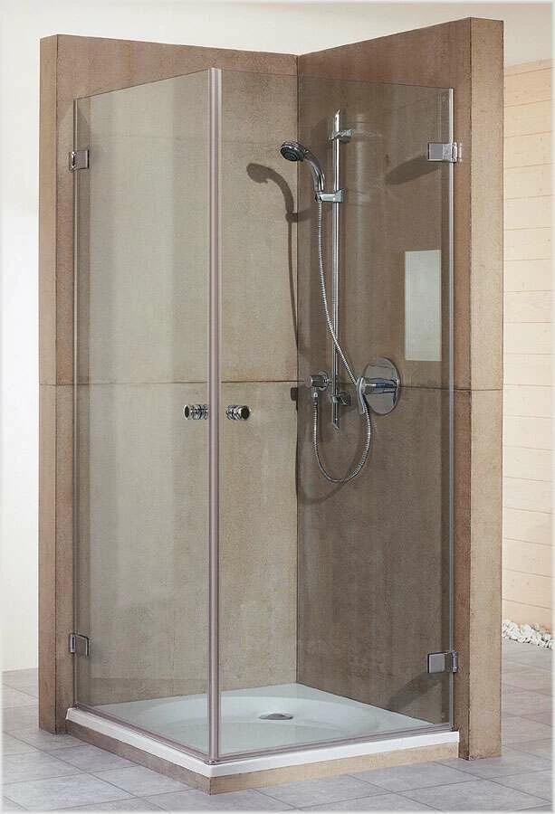 Breuer FIRST GLASS Eckeinstieg Mit Pendeltüren 1-teilig