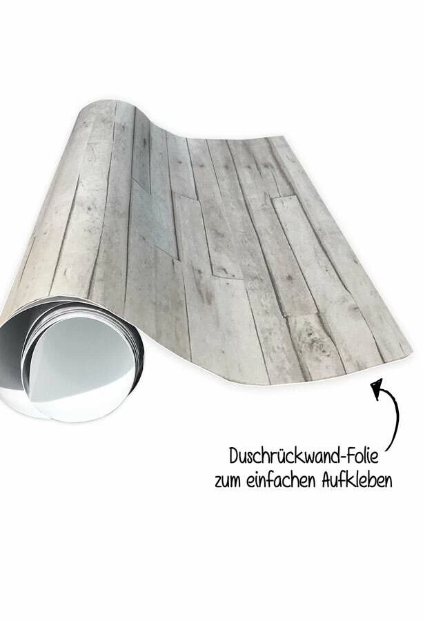 Duschmeister Duschrückwand Badrückwand Folie Motiv Beton Toffee – Bild 4