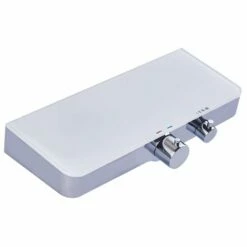 Schütte Thermostat-Duscharmatur Ocean Mit Glasablage In Weiß