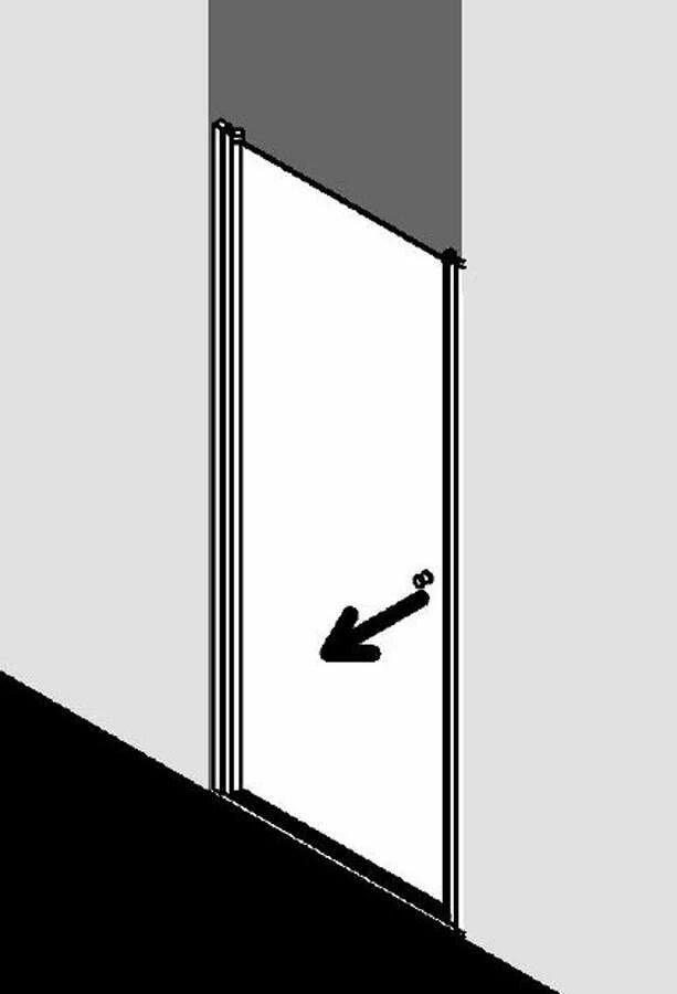 Kermi Ibiza 2000 Drehtür Für Seitenwand Express – Bild 4
