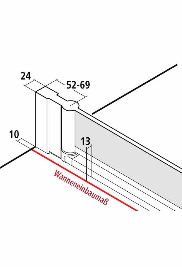 Kermi Ibiza 2000 Drehtür Für Seitenwand Express – Bild 6