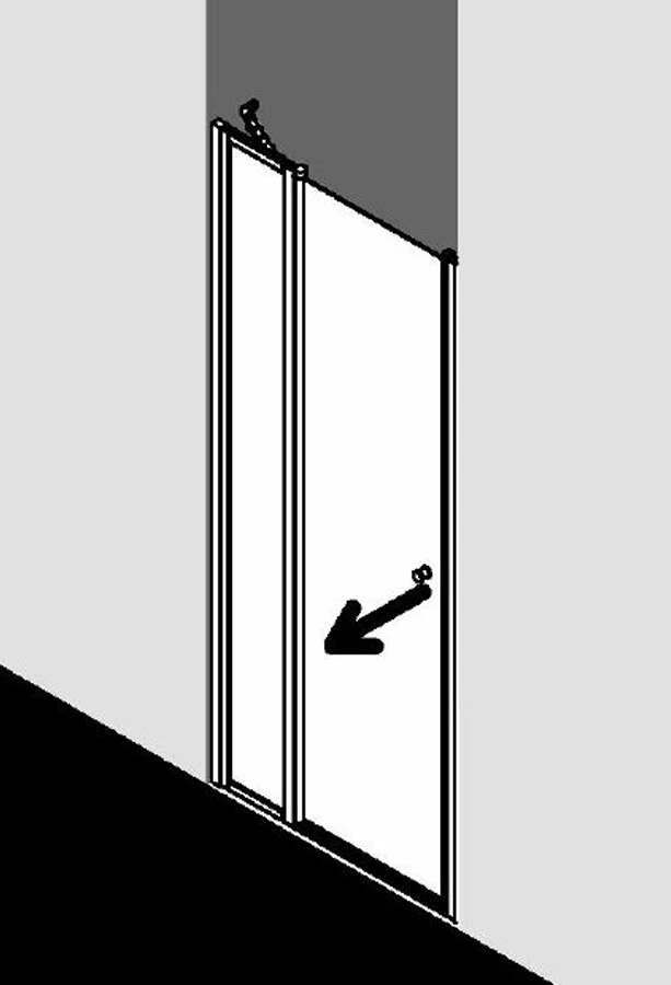 Kermi Nova 2000 Drehtür F. Nische Oder F. SW Kurz Express – Bild 3